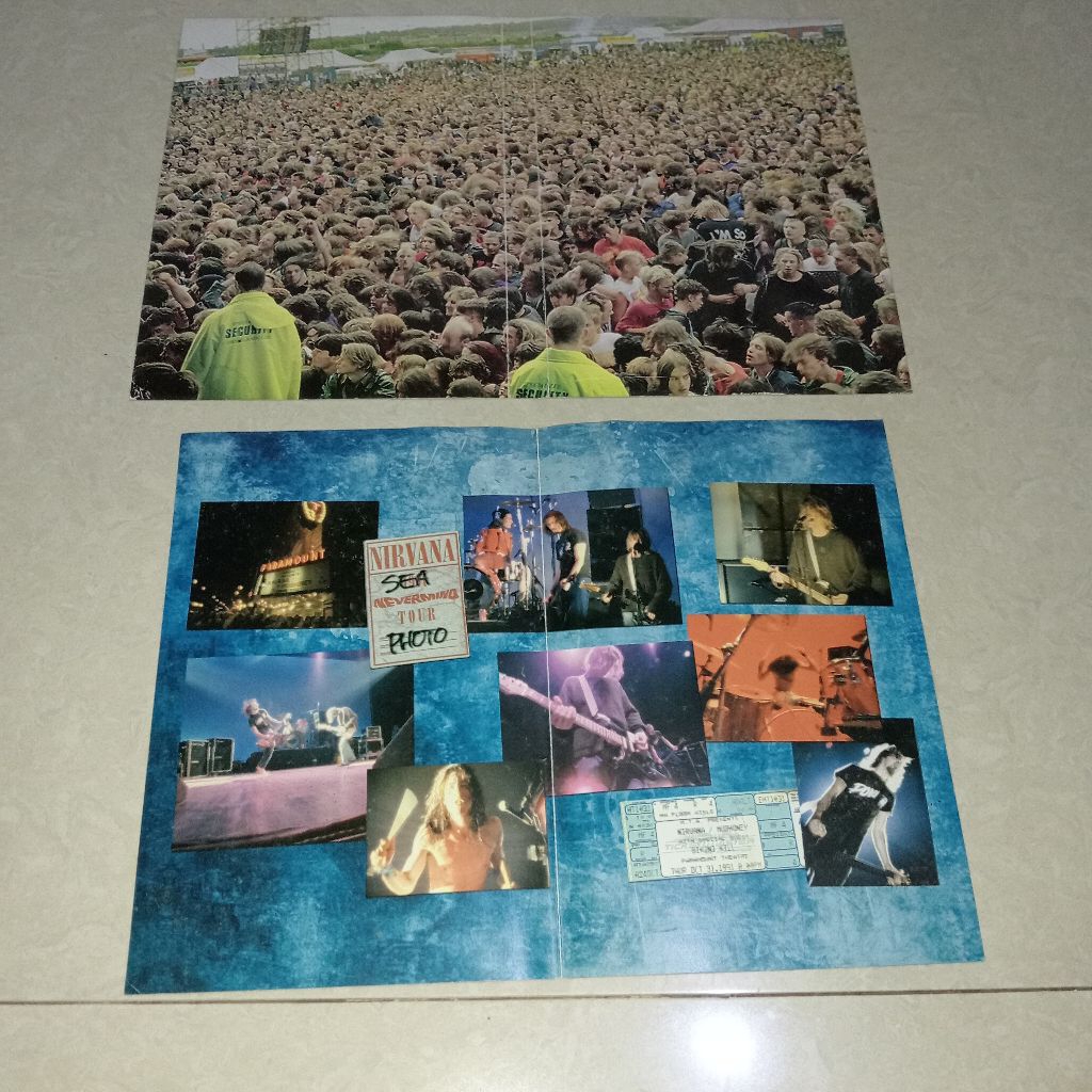 cover DVD Nirvana live at Paramount teater original