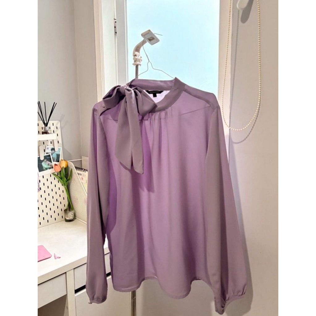 Baju Top Ungu Muda Wanita