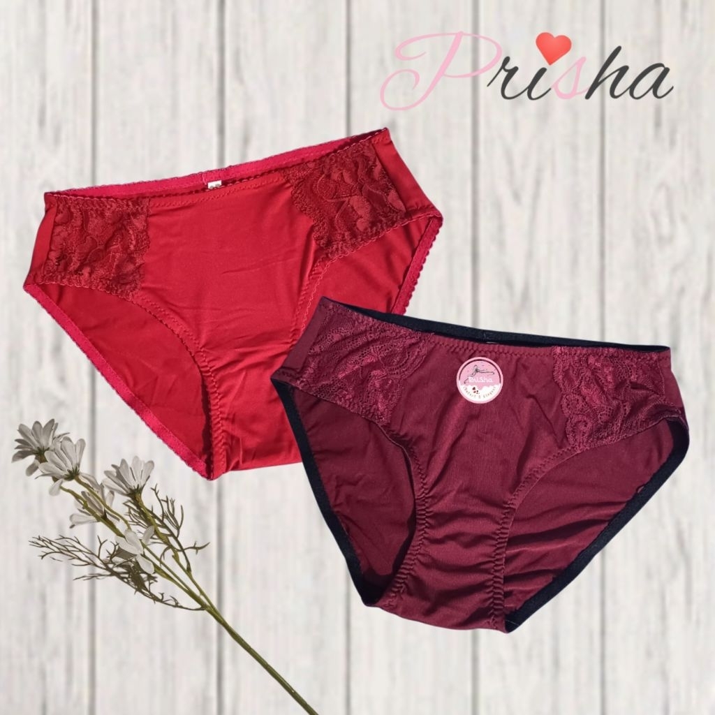 Prisha Celana Dalam Renda | Celana Dalam Wanita Renda Samping | CD Polos Renda | CD Wanita Dewasa | 