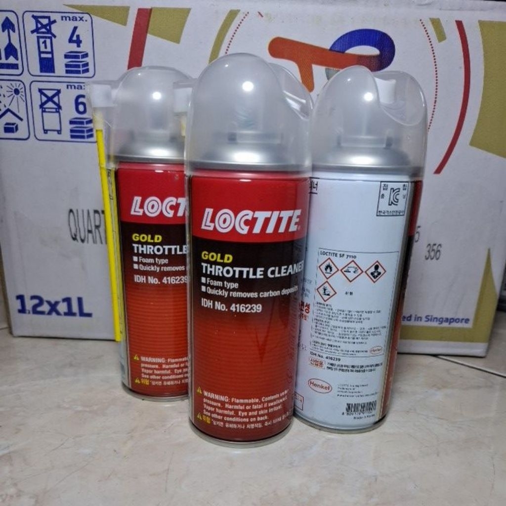 loctite gold throttle cleaner