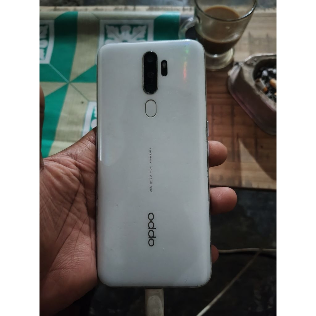 Oppo a5 2020 ram 4/128 normal segel kelengkapan hp dasbox cas
