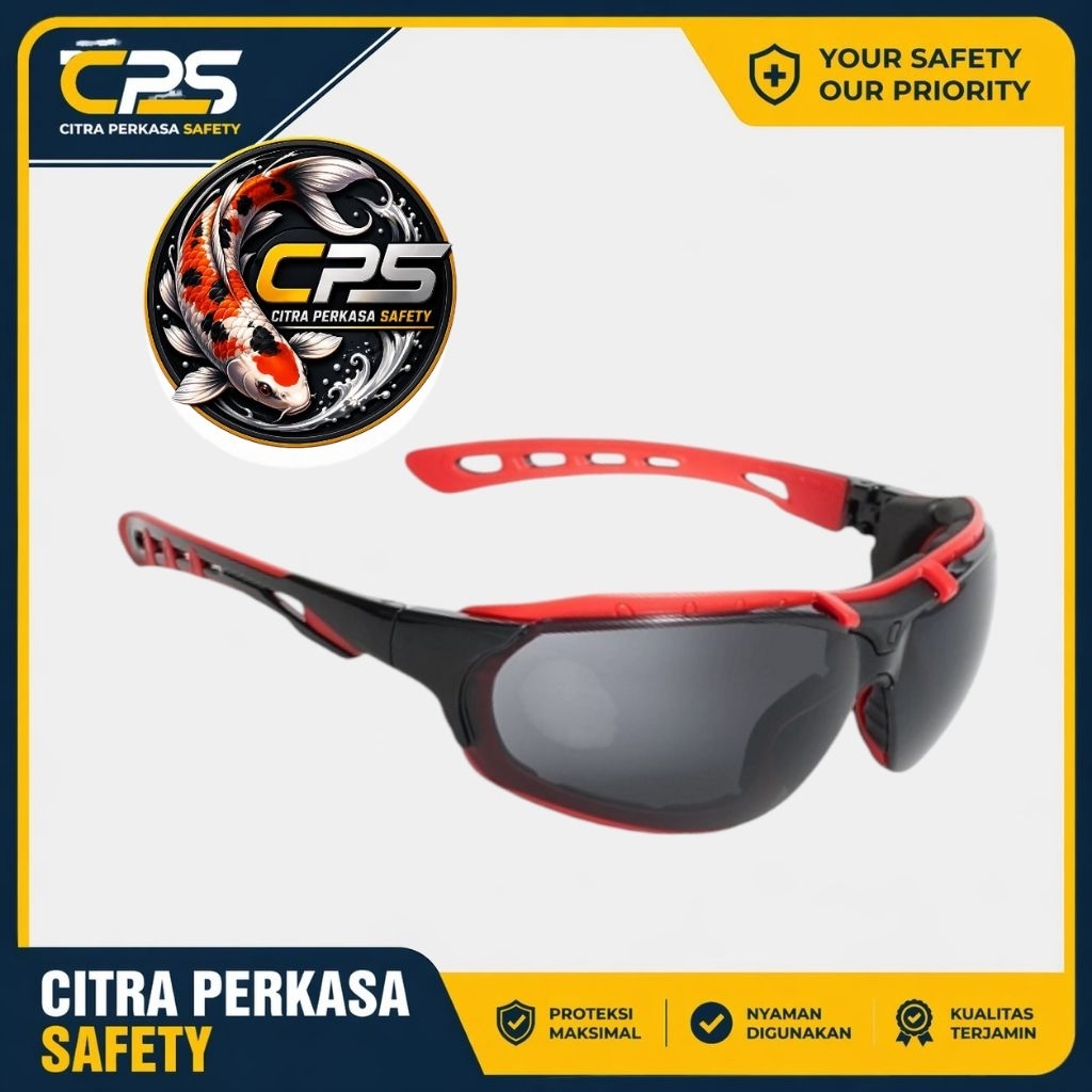 Kacamata Safety/Kacamata Red wing hitam/kacamata safety proyek