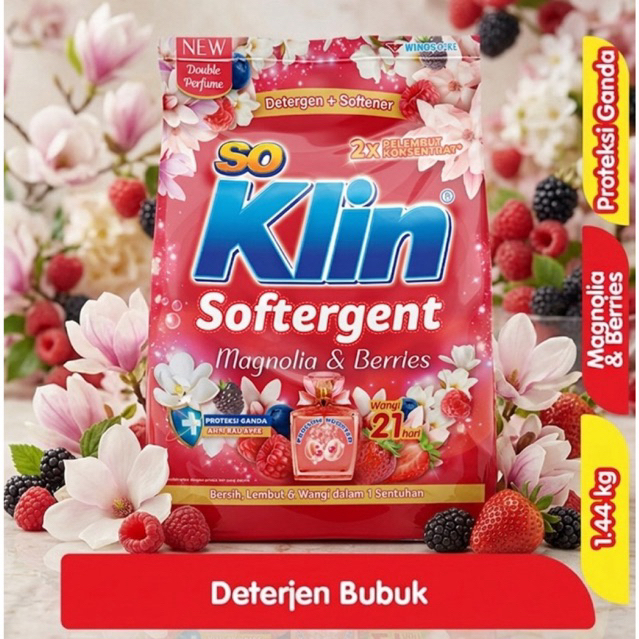 So Klin Softergent Deterjen Bubuk + Pelembut pakaian || So Klin Detergen Bubuk
