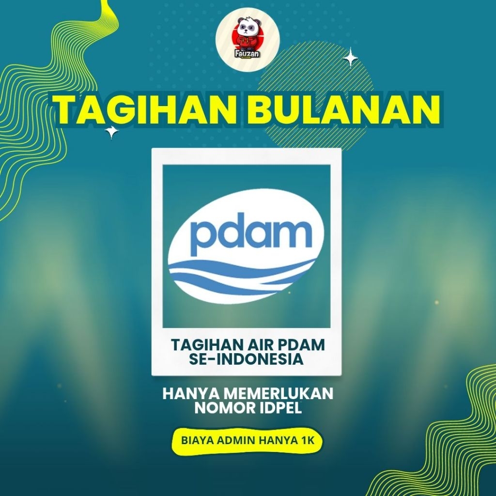 JASA PEMBAYARAN TAGIHAN AIR PDAM SE INDONESIA PROSES CEPAT BIAYA ADMIN MURAH
