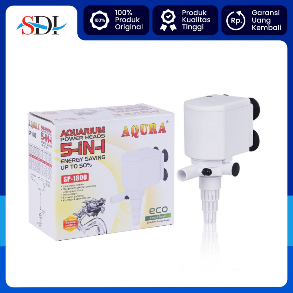 POWER HEAD AQURA SP-1800 / POMPA AQUARIUM AQURA 1800