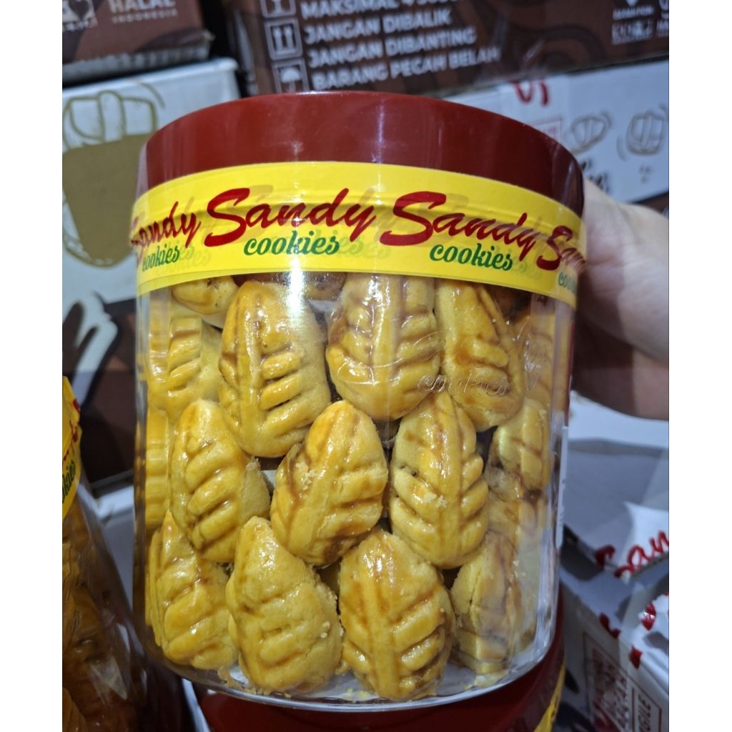 Nastar daun spesial toples mini  / sandy cookies