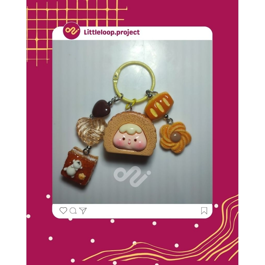 Gantungan Tas, Kunci, dan HP Karakter, Handmade, Personal, Lucu, Imut
