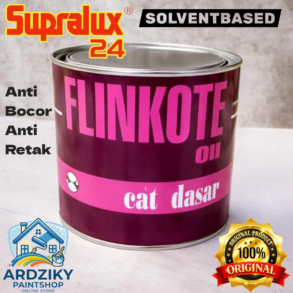 SUPRALUX Cat Flinkote Oil Anti Bocor 0,8Kg (Kaleng)