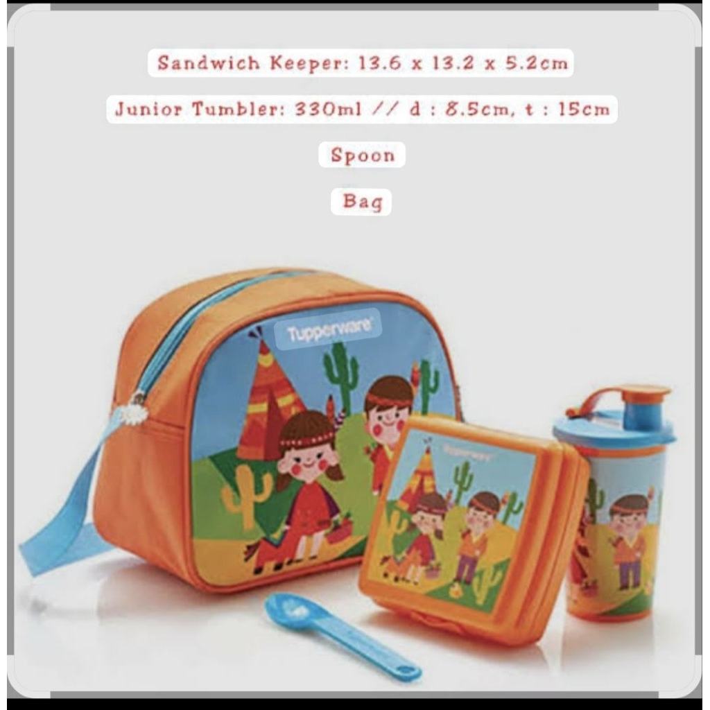 set bekal tupperware