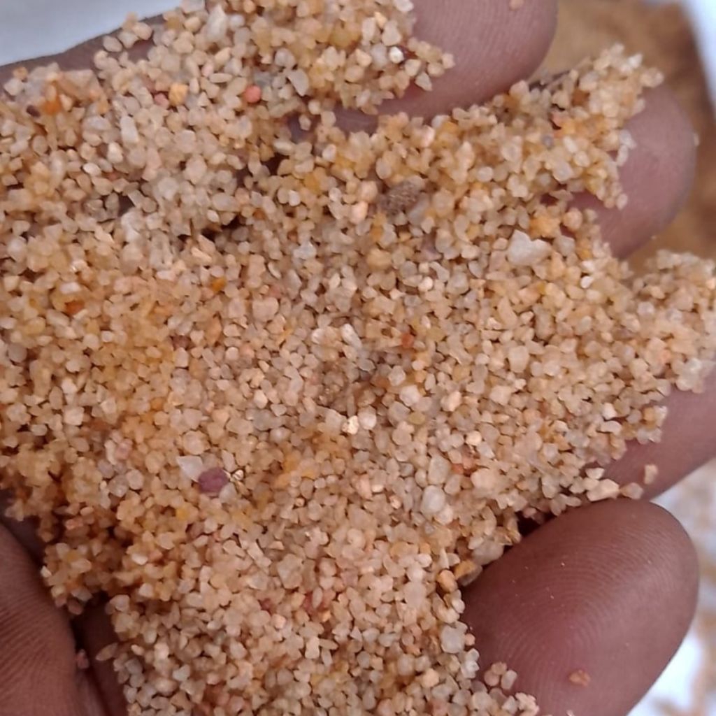 Pasir silica silika coklat 1kg aquascape akuarium