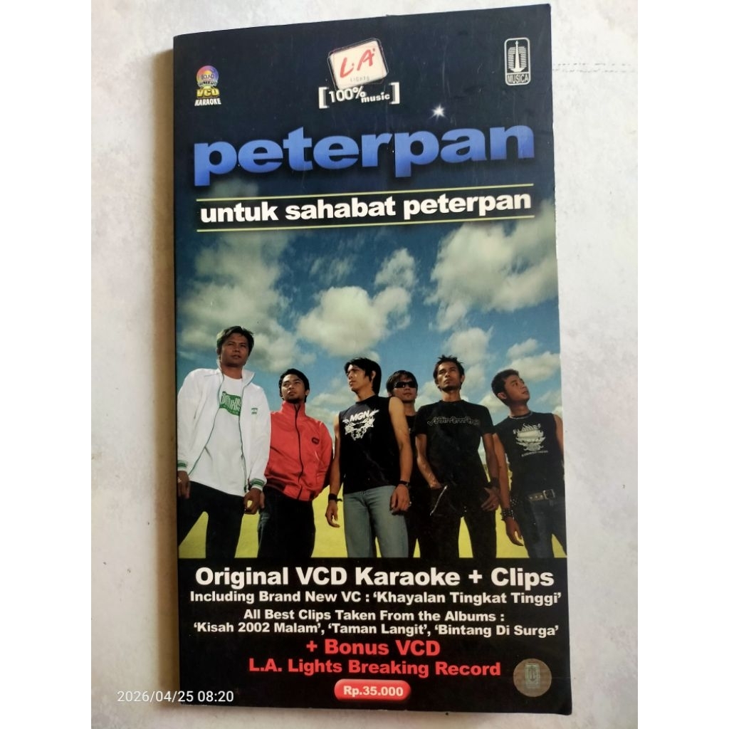 VCD jadul PETERPAN "untuk sahabat peterpan" Disc.1 Disc.2