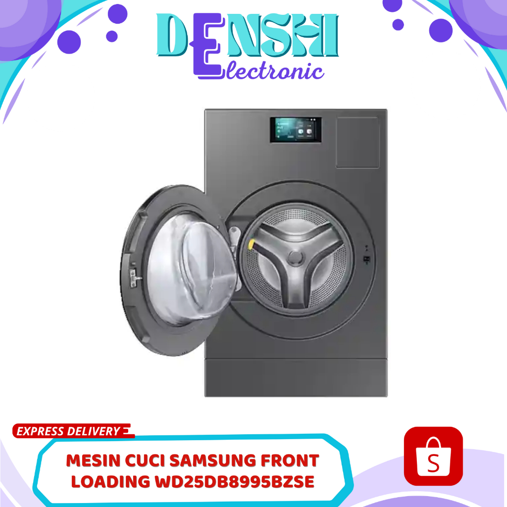 MESIN CUCI SAMSUNG BESPOKE WD25DB8995BZSE 25/15 KG WASHER DAN DRYER HEATPUMP