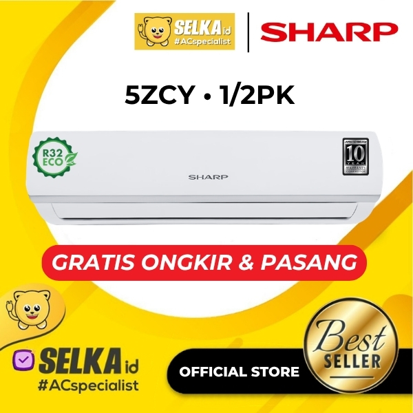 Sharp AH-A5UCY AC Split 1/2 PK - Pendingin Ruangan Efisien