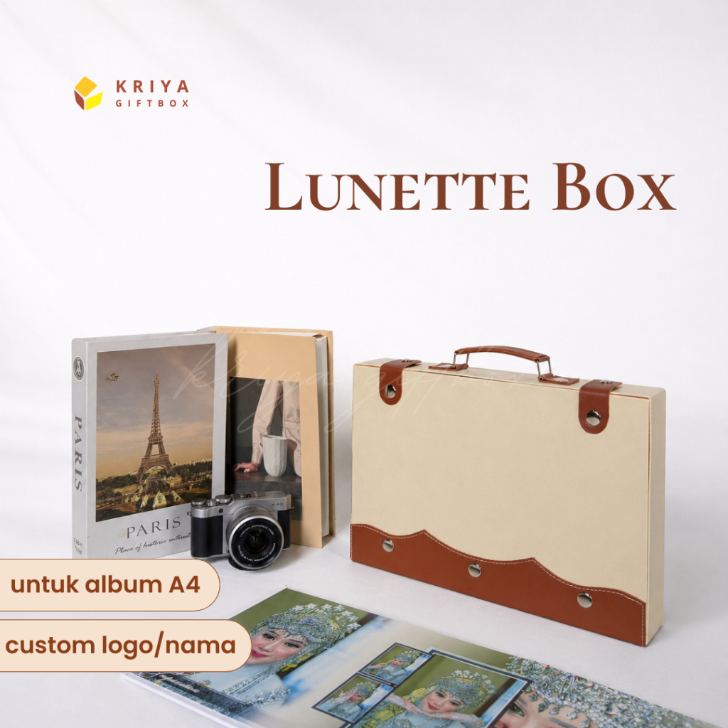 Kotak Album Magazine Wedding  | Box Album Bahan Kulit Sintetis Grafir
