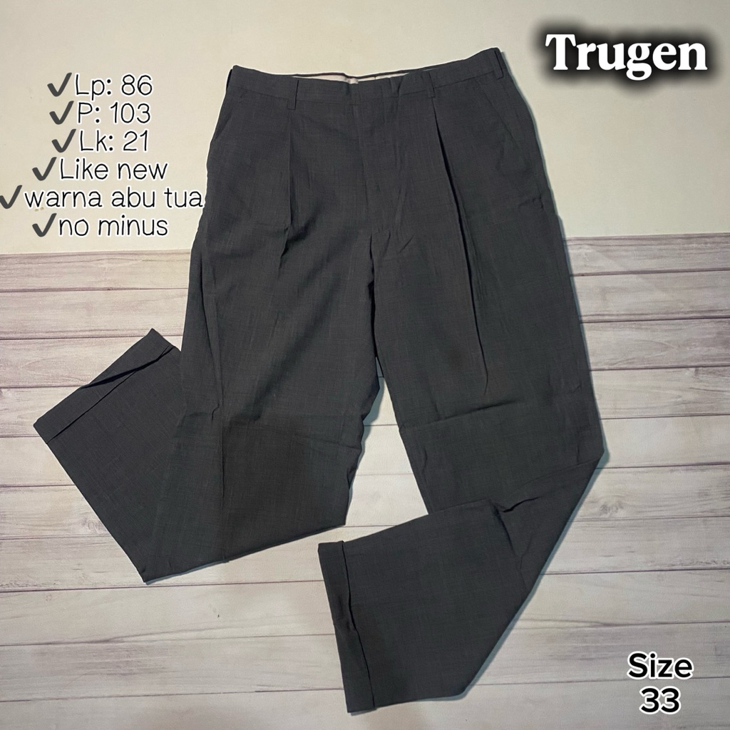 Celana formal polos brand Trugen/ celana kerja brand