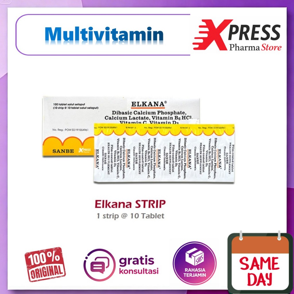 XPRESS  Elkana STRIP Tablet Vitamin Multivitamin