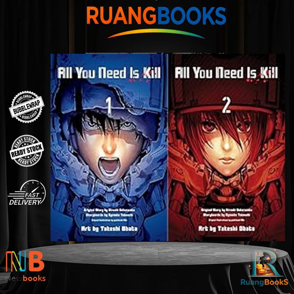 Komik Mnaga - All You Need Is Kill (2 book series) by Ryosuke Takeuchi - Bahasa Inggris (English) Ru