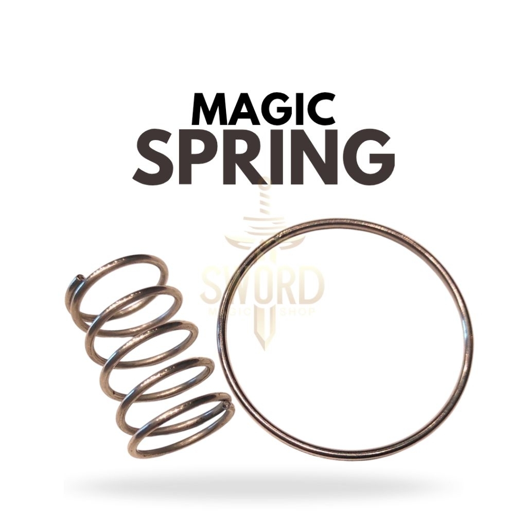 Alat Sulap Magic Spring - Sulap Magic Spring Puzzle - Sulap Ring Thru Spring - Toko Sulap - Sword Ma