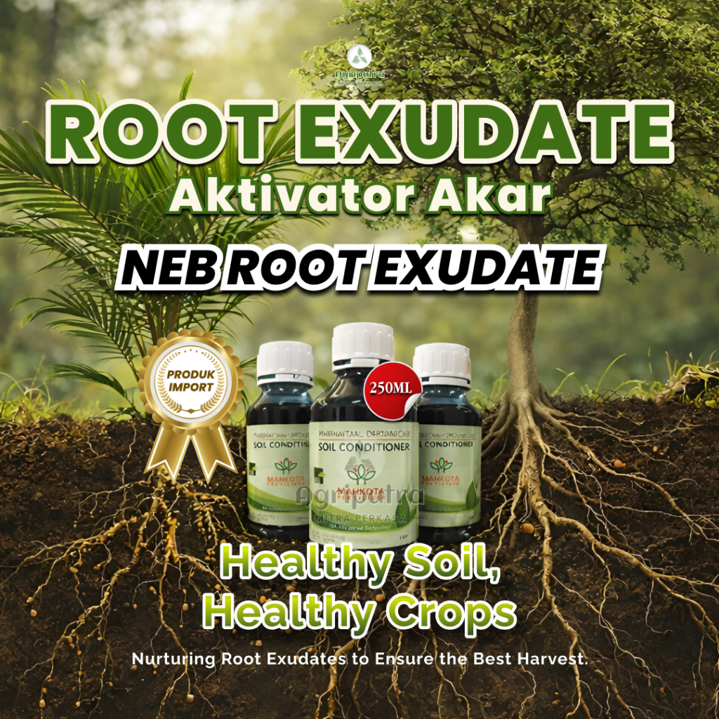 Pembenah Tanah Organik Cair NEB Root Exudates | Perbaiki Tanah | Pencegah Ganoderma | 250ml
