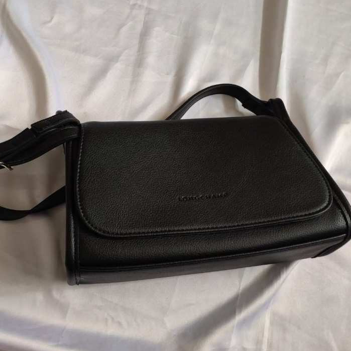 [ New ] Tas wanita bahan kulit warna hitam tas wanita warna hitam
