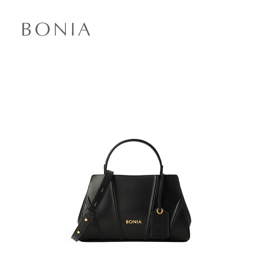 Bonia - Evangeline Satchel Bag Black