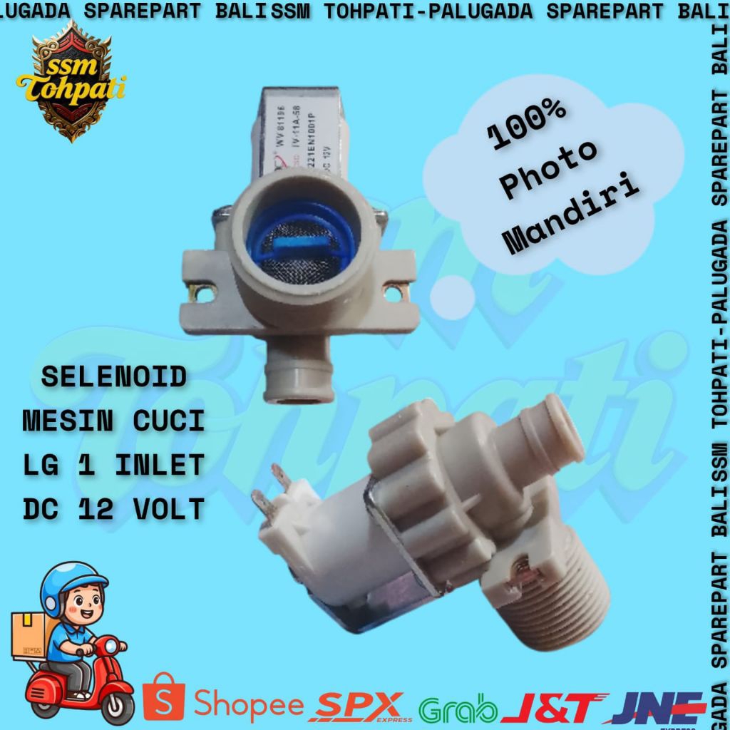 SELENOID MESIN CUCI LG DC12v | WATER INLET MESIN CUCI LG DC