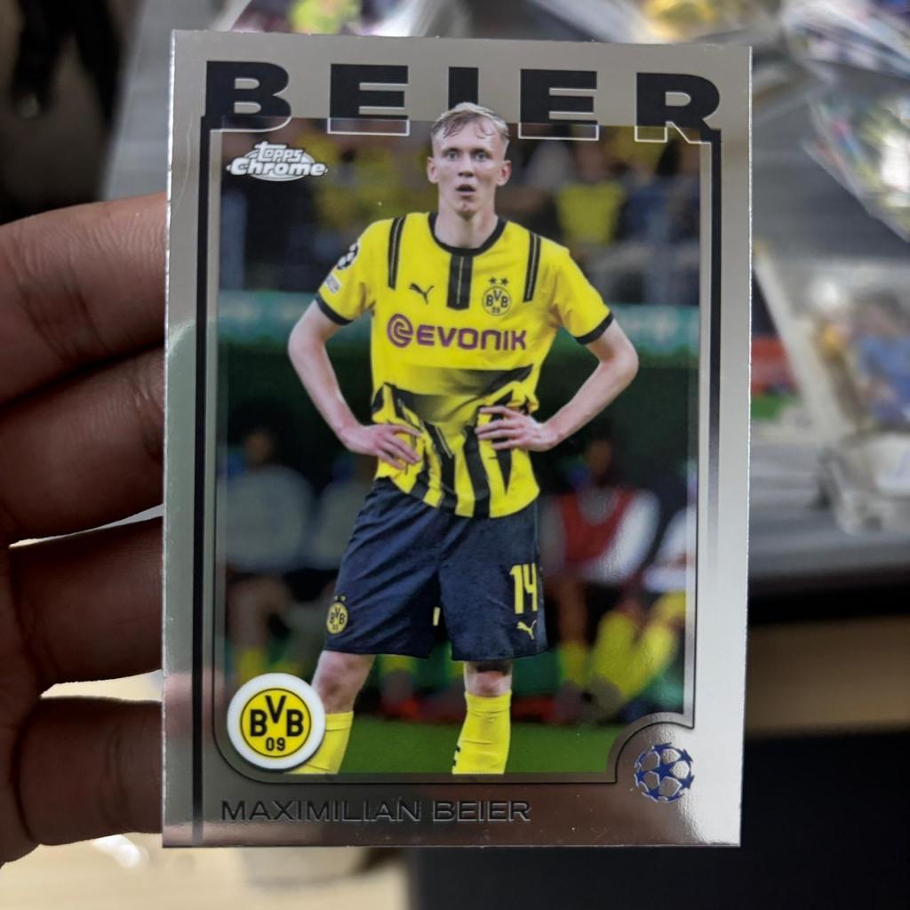 Kartu Bola Beier Topps Chrome Dortmund Original