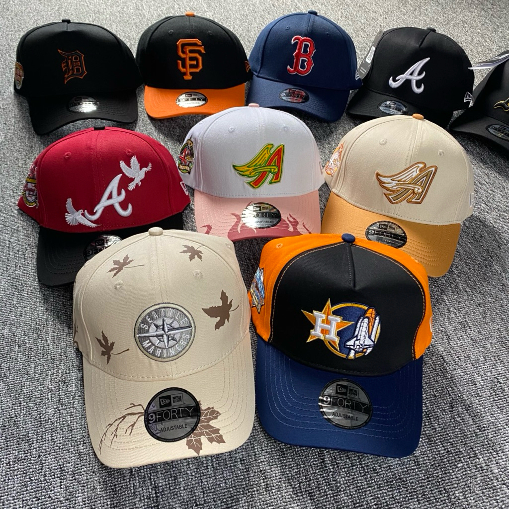 Topi Baseball Full Tag MLB logo B logo A logo SF logo H logo D