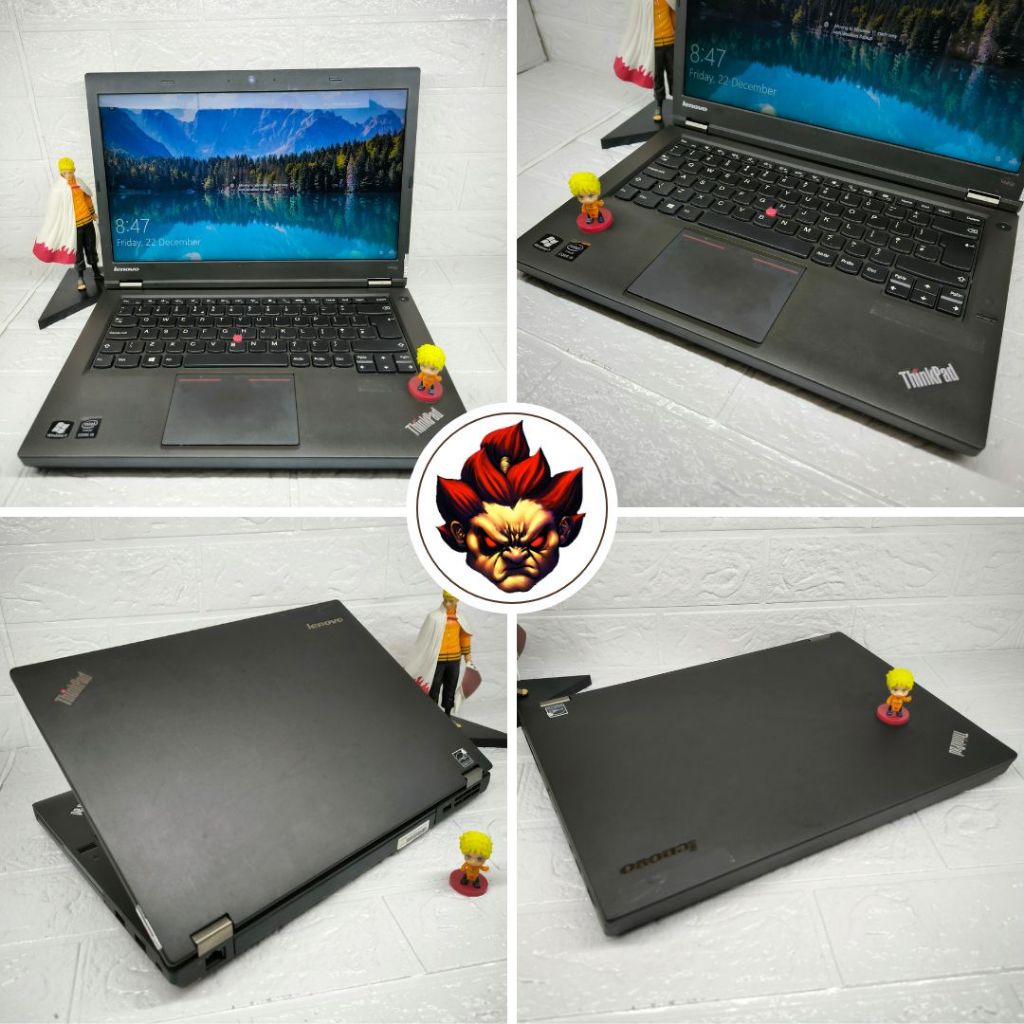 MULUS NO MINUS : Lenovo ThinkPad T440 i5 gen 4 8/128 siap pakai