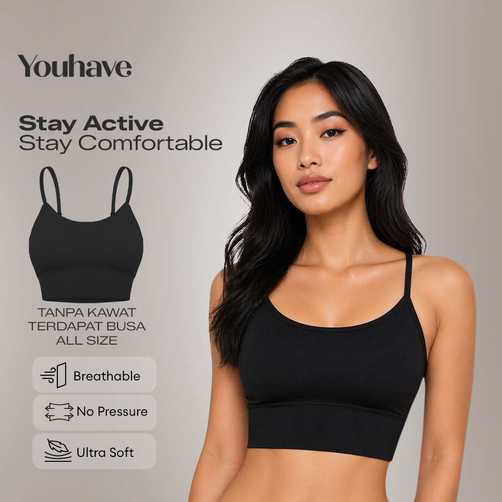 You've Sport Bra BH Sport BH Wanita Pakaian Dalam Wanita B1435