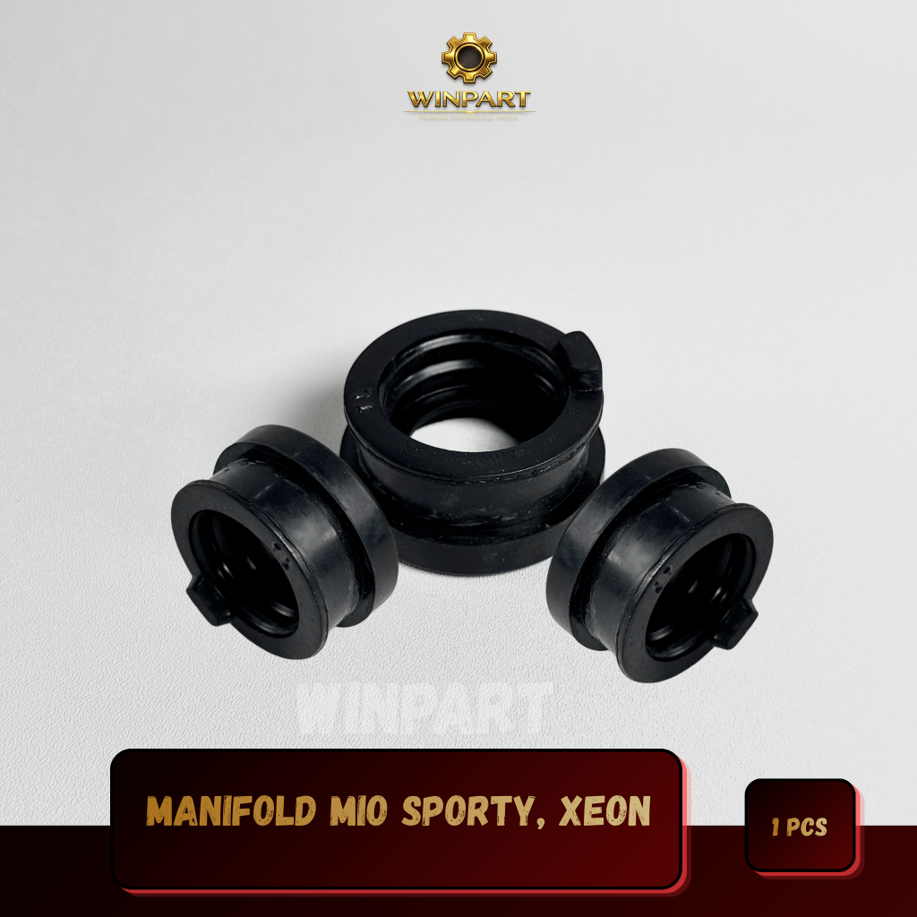 MANIFOLD MIO SPORTY XEON / INTAKE MANIFOLD YAMAHA MIO KARBU XEON 125 / KARET INTAKE ORIGINAL FITTING