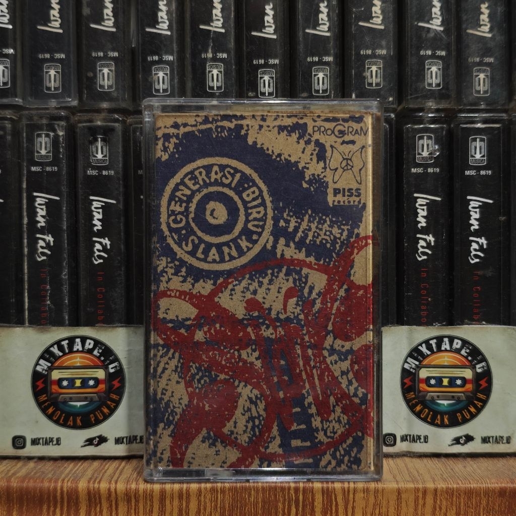 Kaset - Slank - Generasi Biru - Radio Tape - Kaset Pita - Radio - Pemutar Kaset - Retro - Classic - 