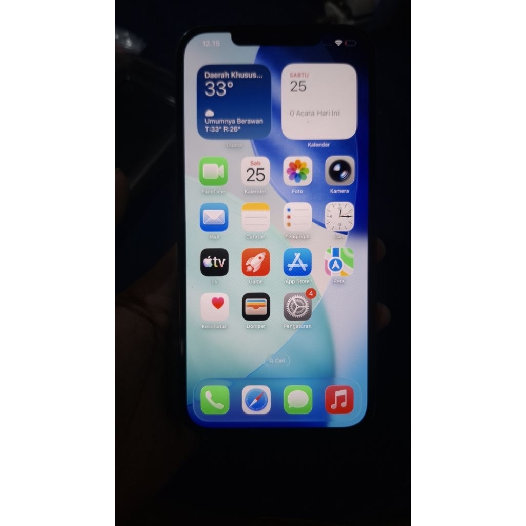 Iphone 12 pro max 128 gb fullset inter wifi only bypass second