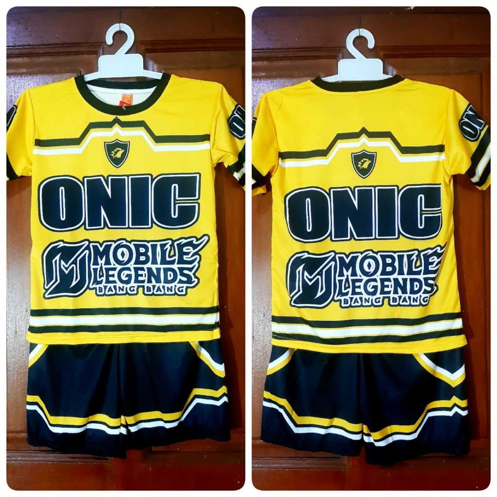 baju onic anak laki laki | baju onic esports | baju onic esports 2024 anak | Setelan Celana Gaming B
