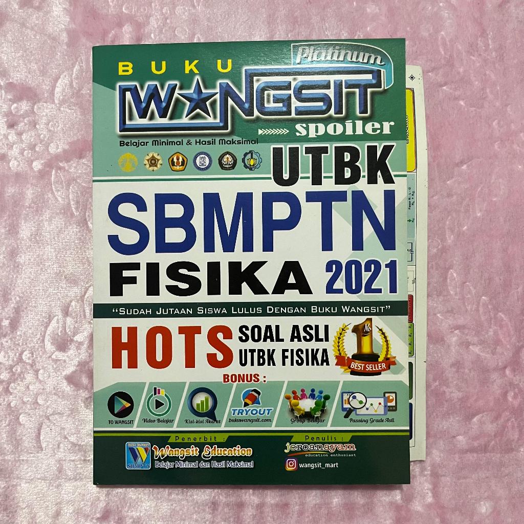 PRELOVED WANGSIT PLATINUM UTBK SBMPTN 2021 FISIKA KIMIA MATEMATIKA