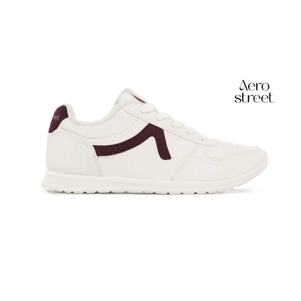 SEPATU CEWEK AEROSTREET ALMOND NATURAL MAROON