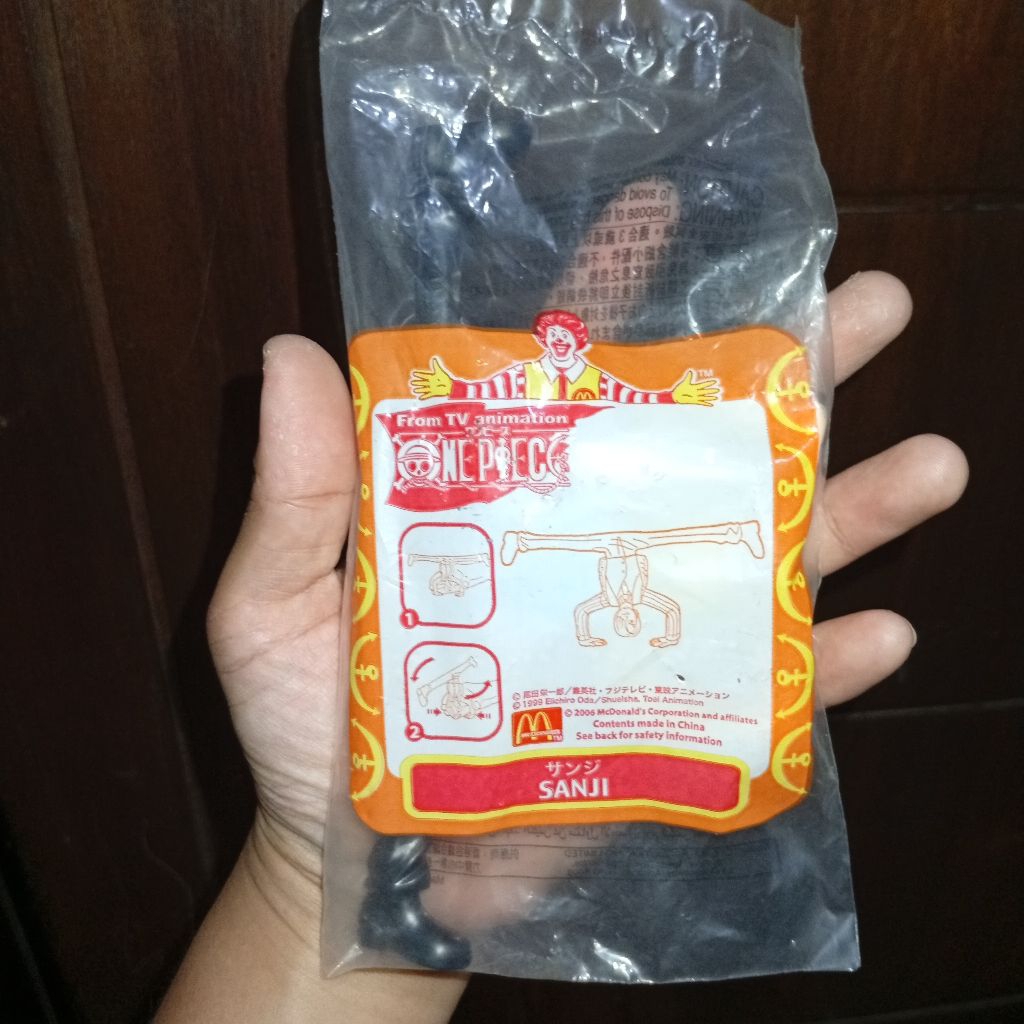happy meal toys one piece sanji new segel