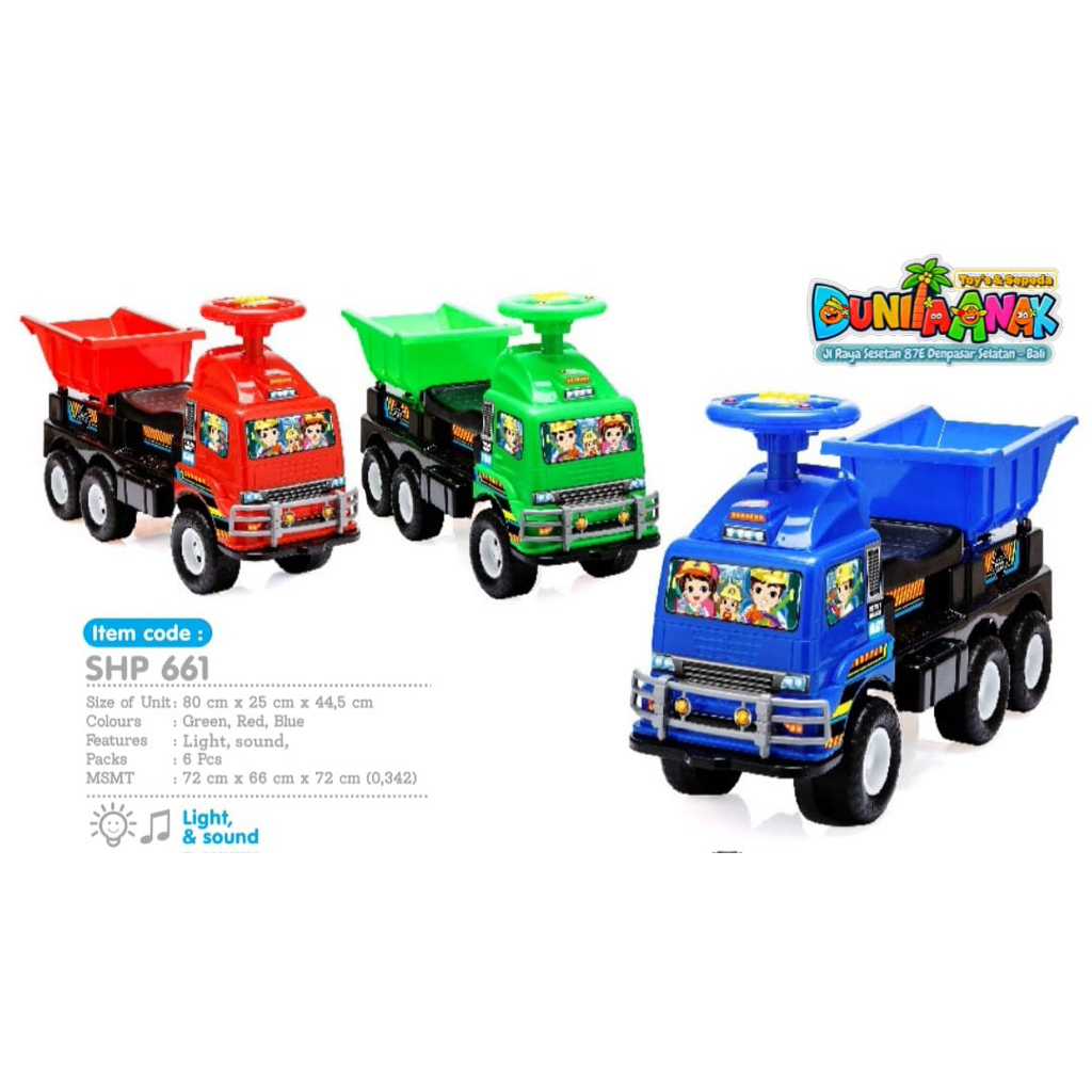 MAINAN ANAK MOBIL DORONG MODEL TRUK PASIR