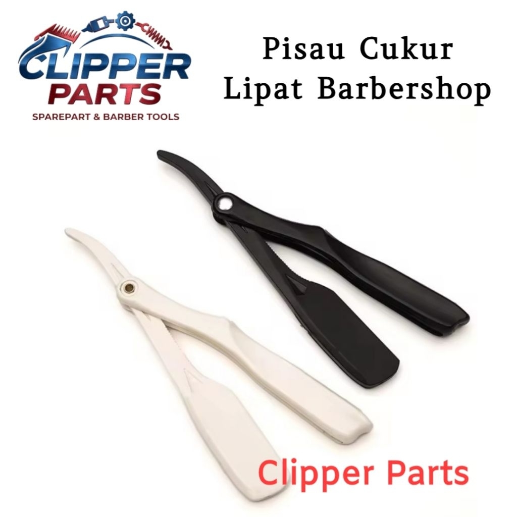 Pisau Cukur Lipat Razor Barber Pisau Cukur Isi Silet