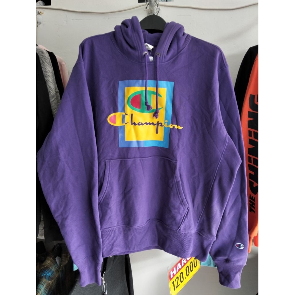 Champion Reverse Weave Faded purple Sweatshirt Hoodie