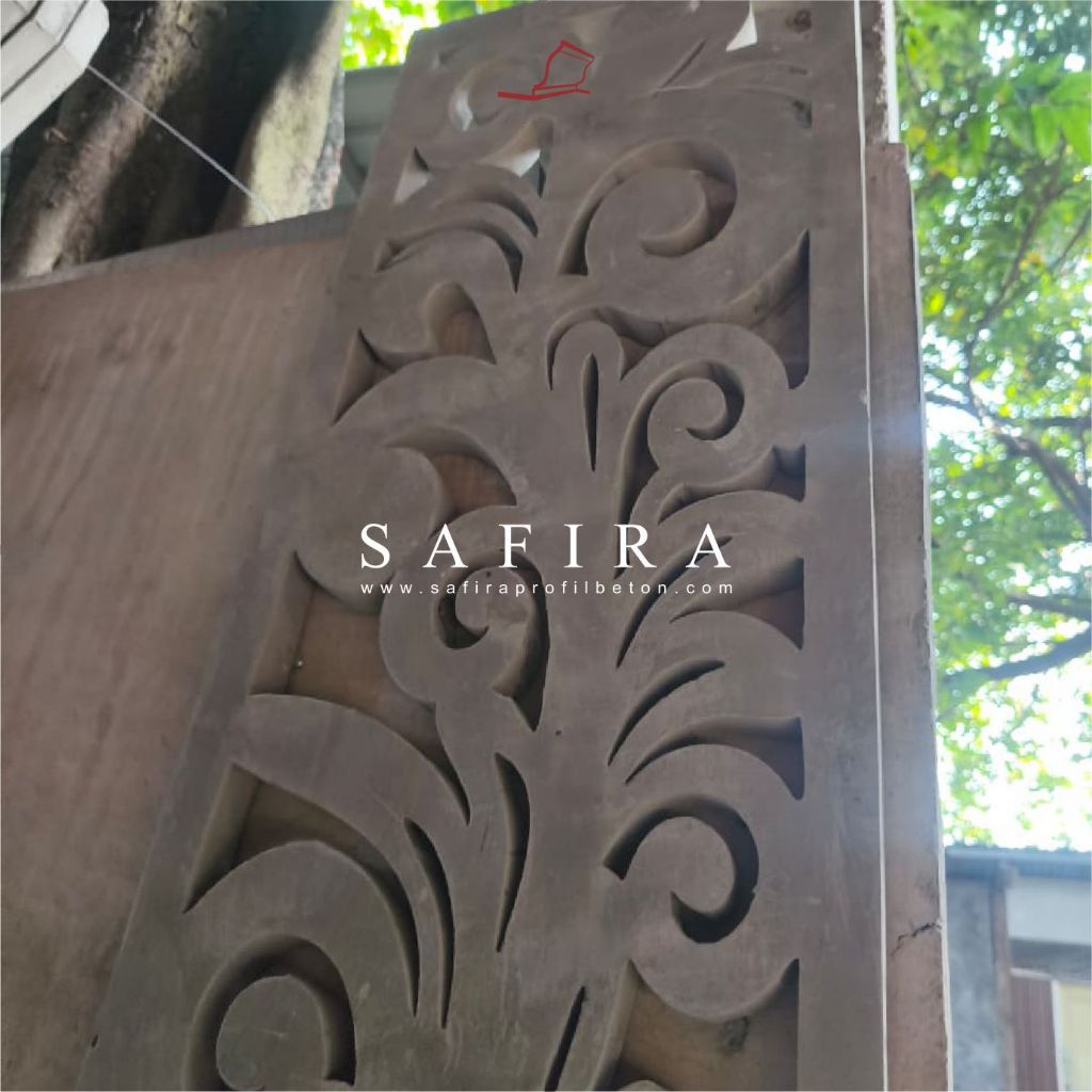 Krawngan Motif Monstera/Krawangan/Krawangan beton/Krawangan beton cor/Krawangan Motif/Krawangan Mini