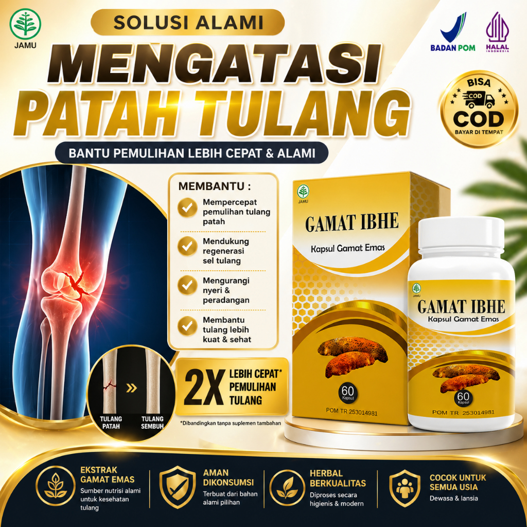 Obat Patah Tulang Paling Ampuh Penyambung Tulang Patah Vitamin Pemulihan Patah Tulang Retak Remuk Ob