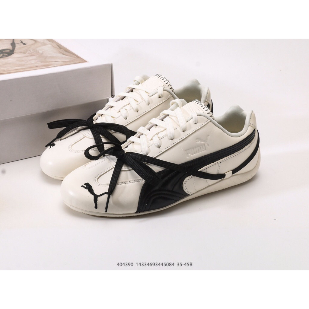Blackshoes - Rose x Puma Speedcat LEA White Black