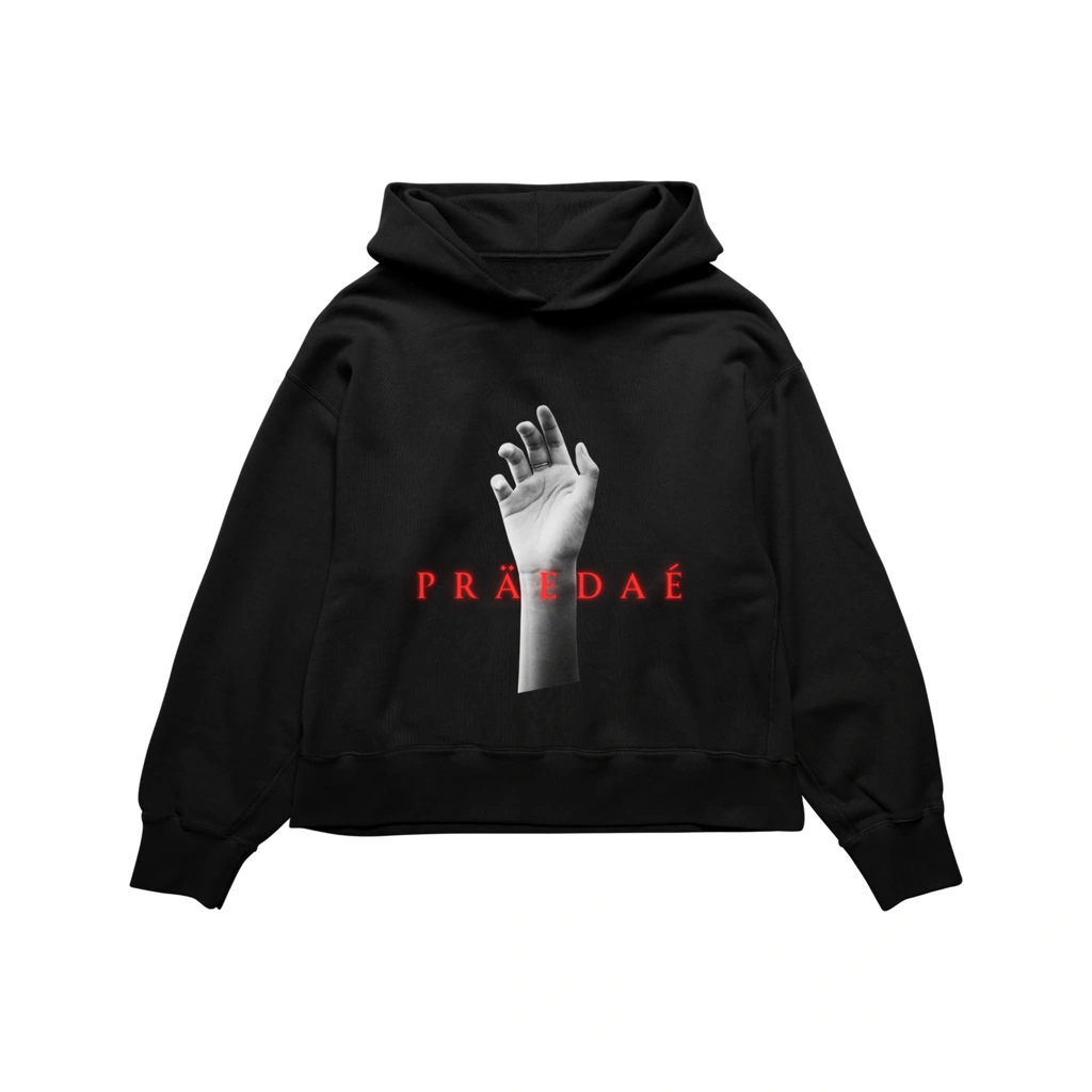 Praedae Studio - Hoodie Certified Hopeless Romantic Black