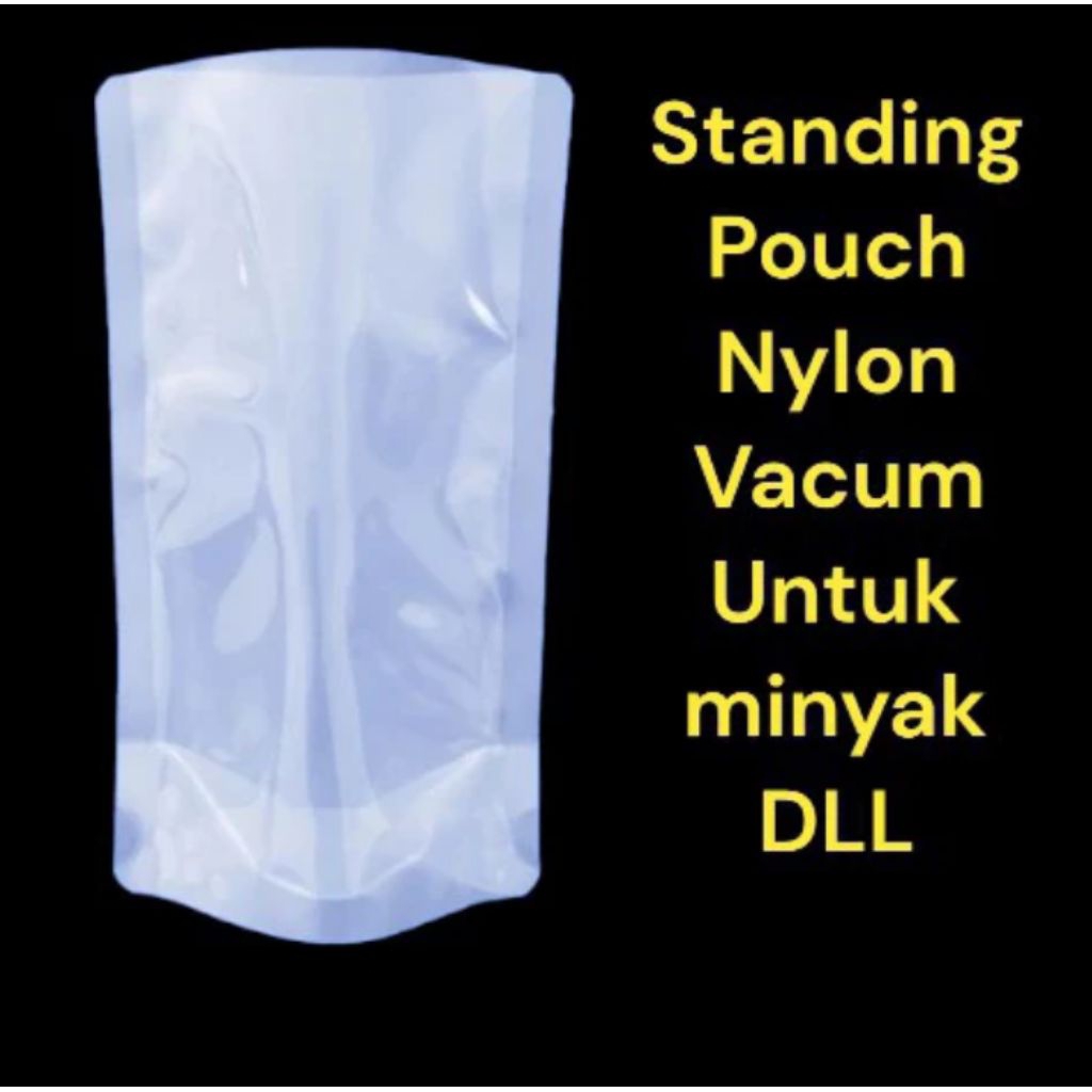 Standing pouch MAKANAN LIQUID VACUM NYLON TERMURAH