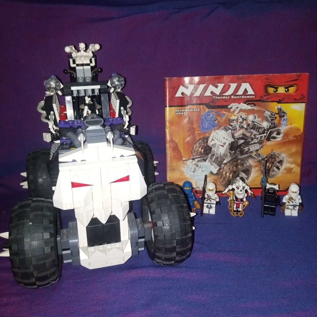brick bela ninja go Skull truck pillot sets(rare)