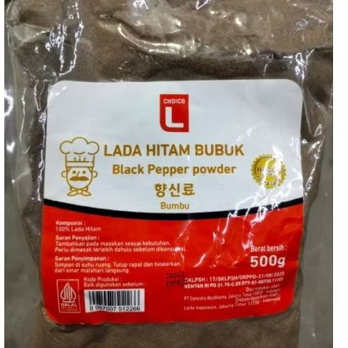 CHOICE L Lada Hitam Halus 500 Gr LT