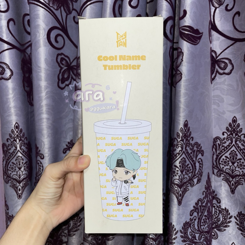 OFFICIAL TINYTAN COOL NAME TUMBLER SUGA