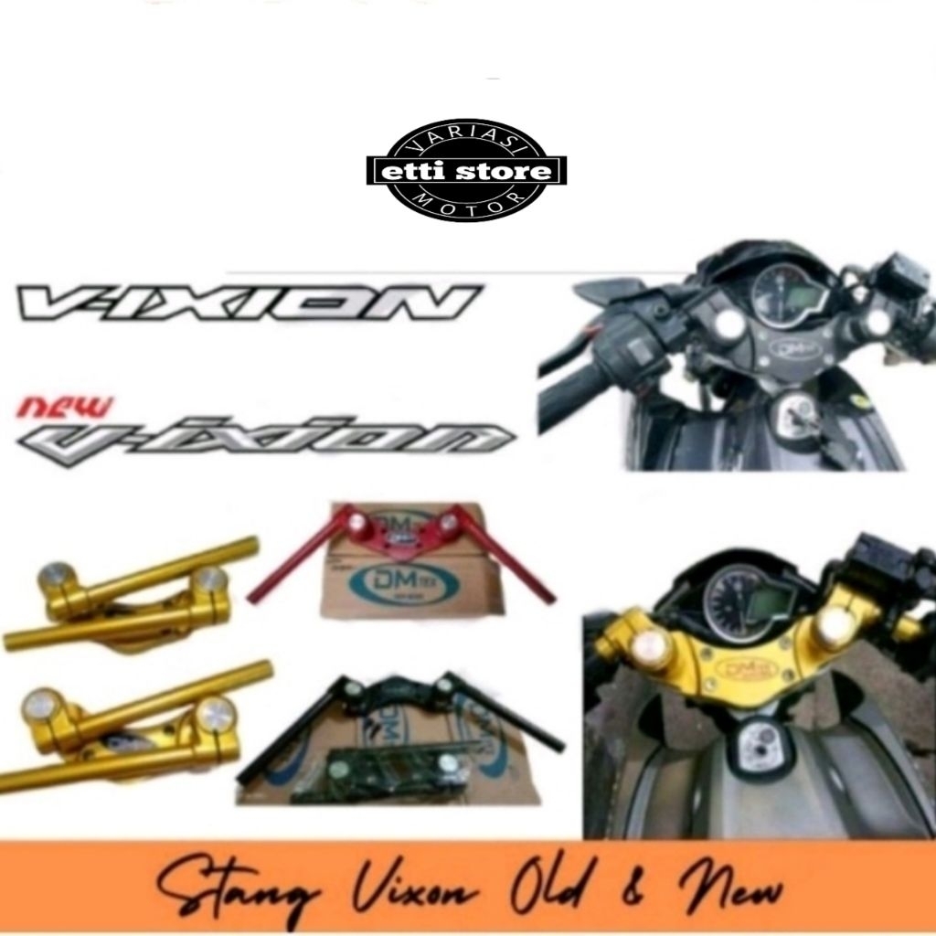 Stang Jepit Motor Vixion Old New Nvl Nva R Stang Jepit Plus Dudukan Vixion