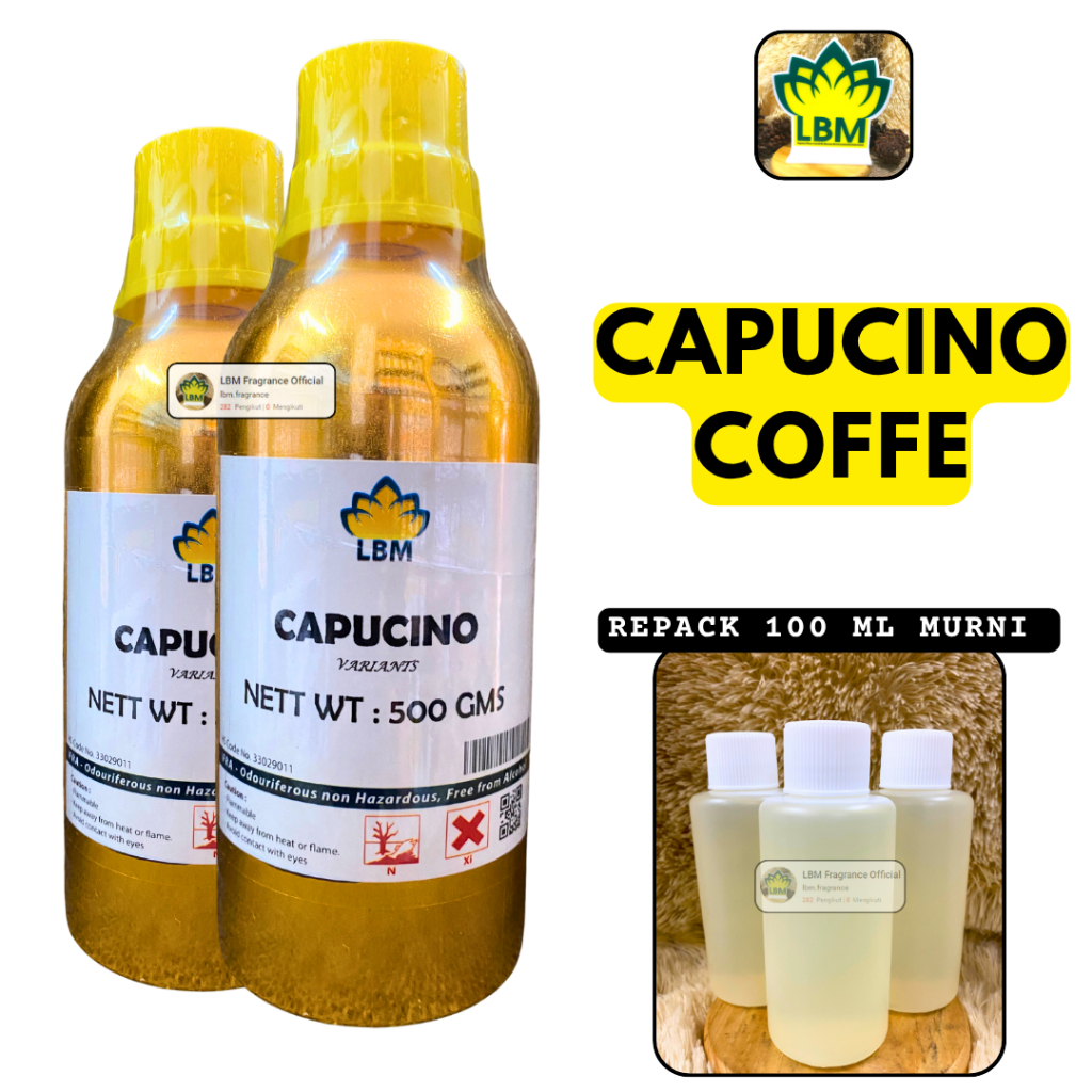 Bibit Parfum LBM - CAPUCINO Repack 100 ML MURNI LBM Fragrance